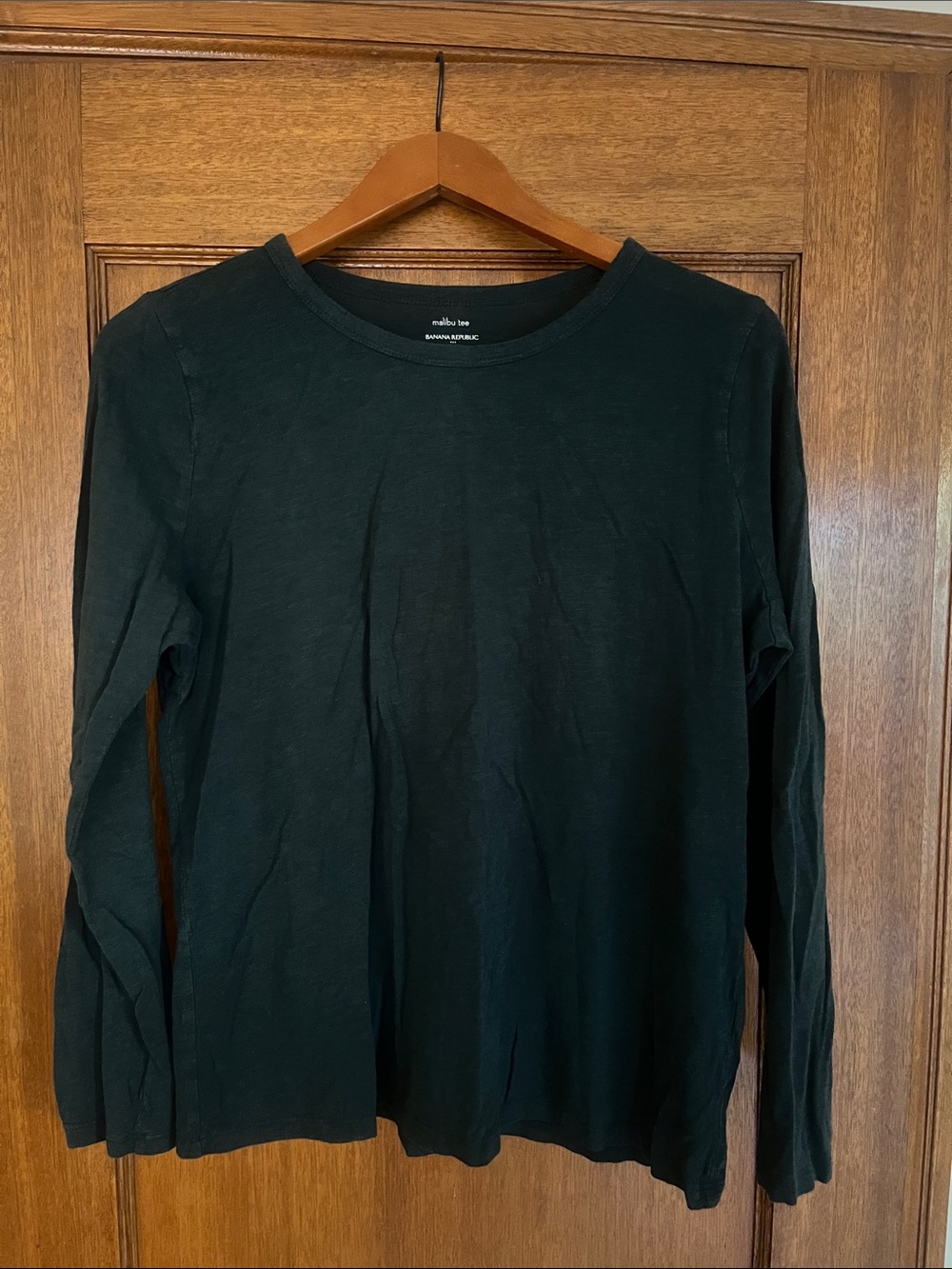 Banana Republic Forest Green Malibu Tee